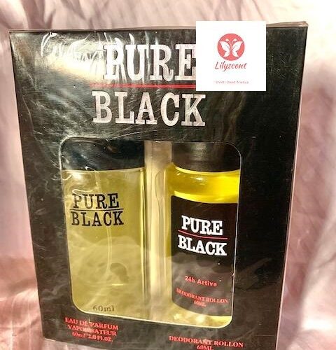 Pure black 2 in 1 perfume , men perfume